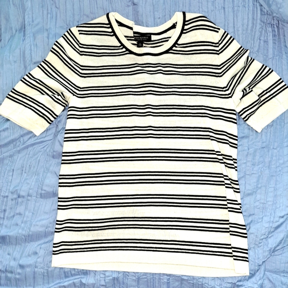 Women's BR Merino Wool short sleeve sweater